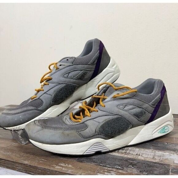 PUMA R698 x BWGH Gray and Purple Men's Shoes Style No. 357769-02 Size 11.5 - Picture 1 of 10